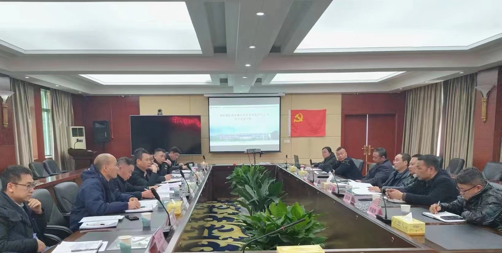 株洲航電分公司、空洲島公司聯(lián)合調(diào)研安江水電站和清水塘水電站